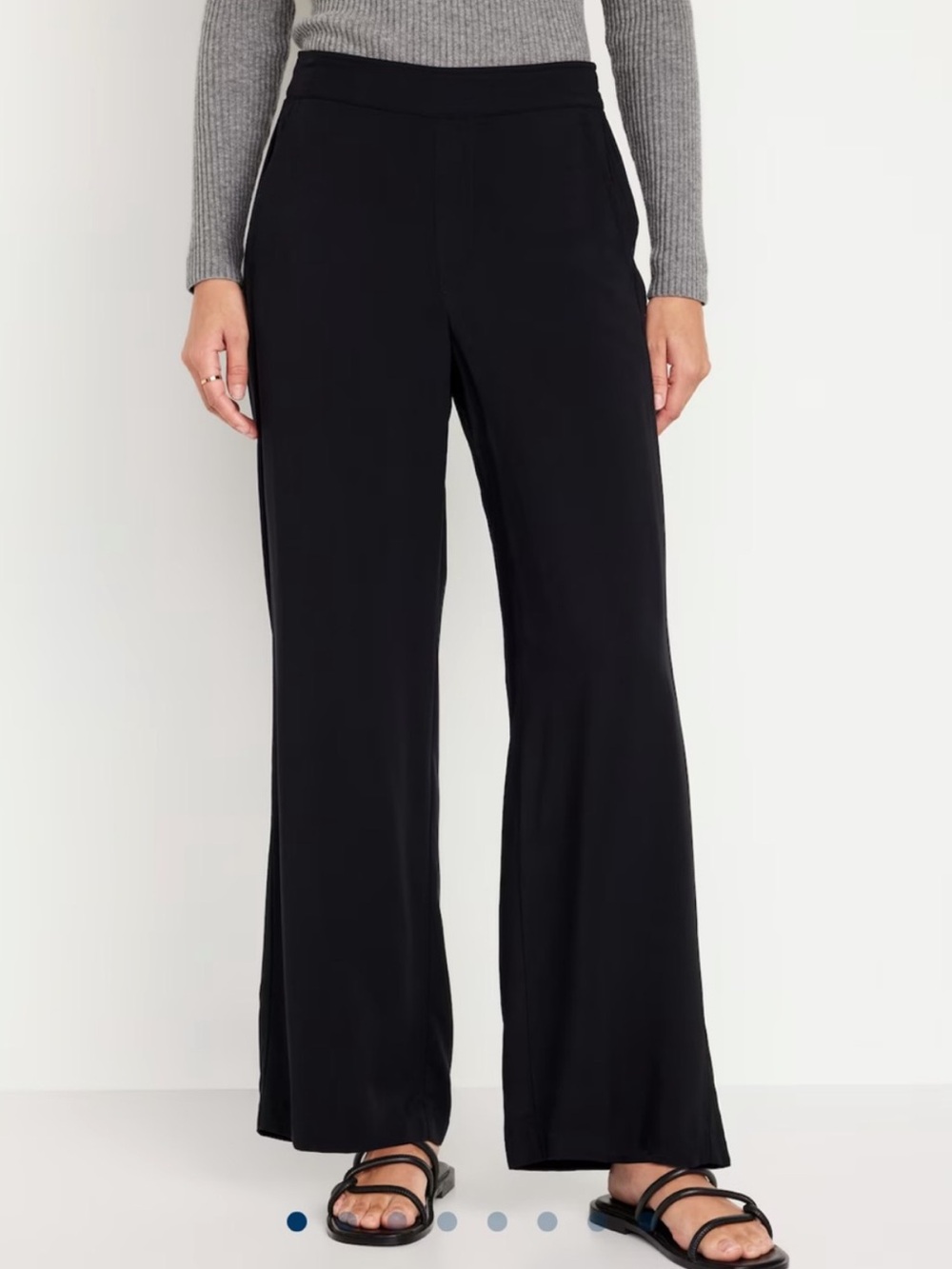 Old Navy Black Wide-Leg Pants